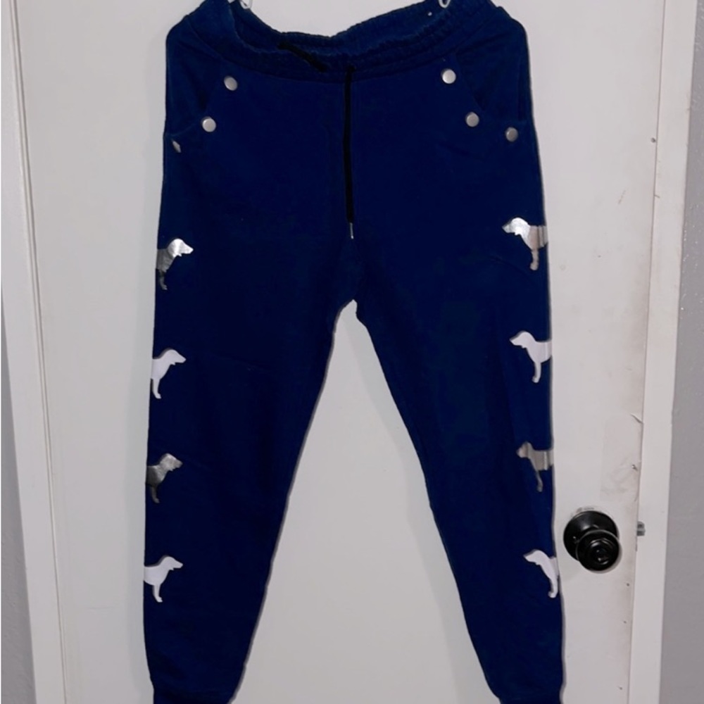 Victoria Secret PINK RARE DOG LOGO JOGGERS